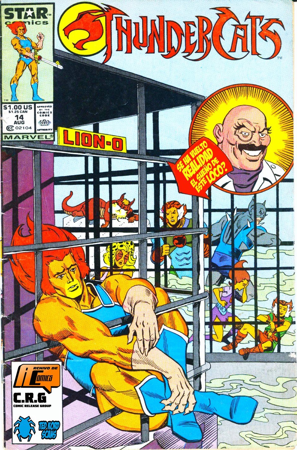 Portada ampliada de Thundercats