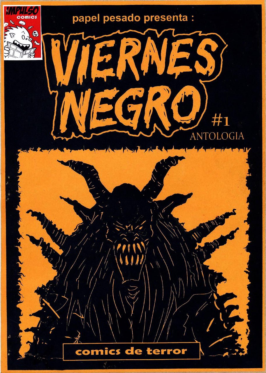 Portada ampliada de VIERNES NEGRO #1 ANTOLOGIA