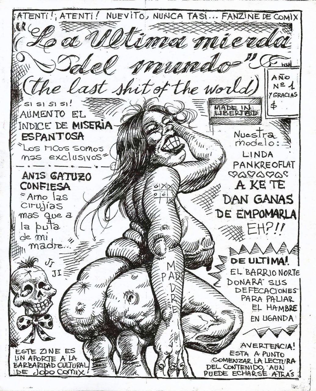 Portada ampliada de La Ultima Mierda Del Mundo (The Last Shit of the World)
