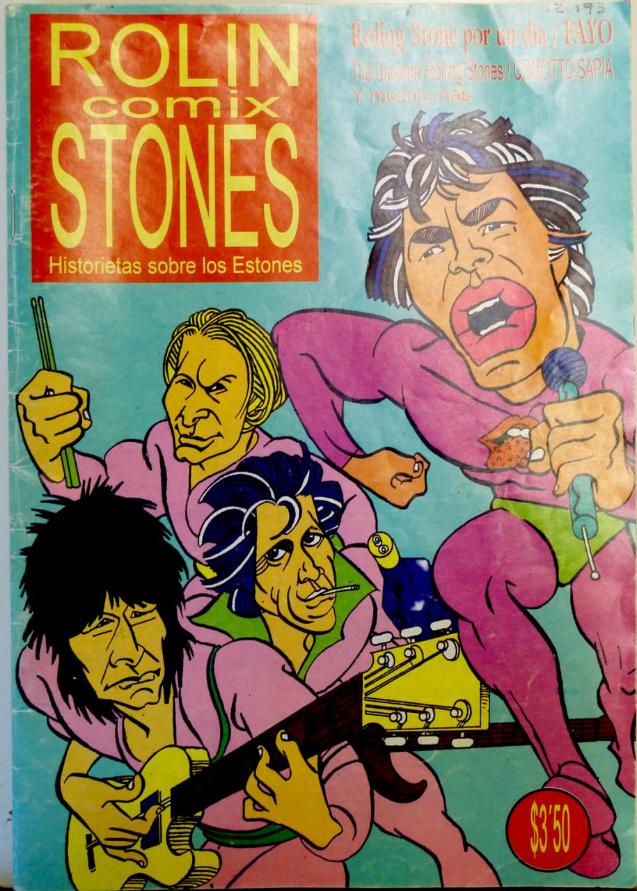 Portada ampliada de ROLIN comix STONES