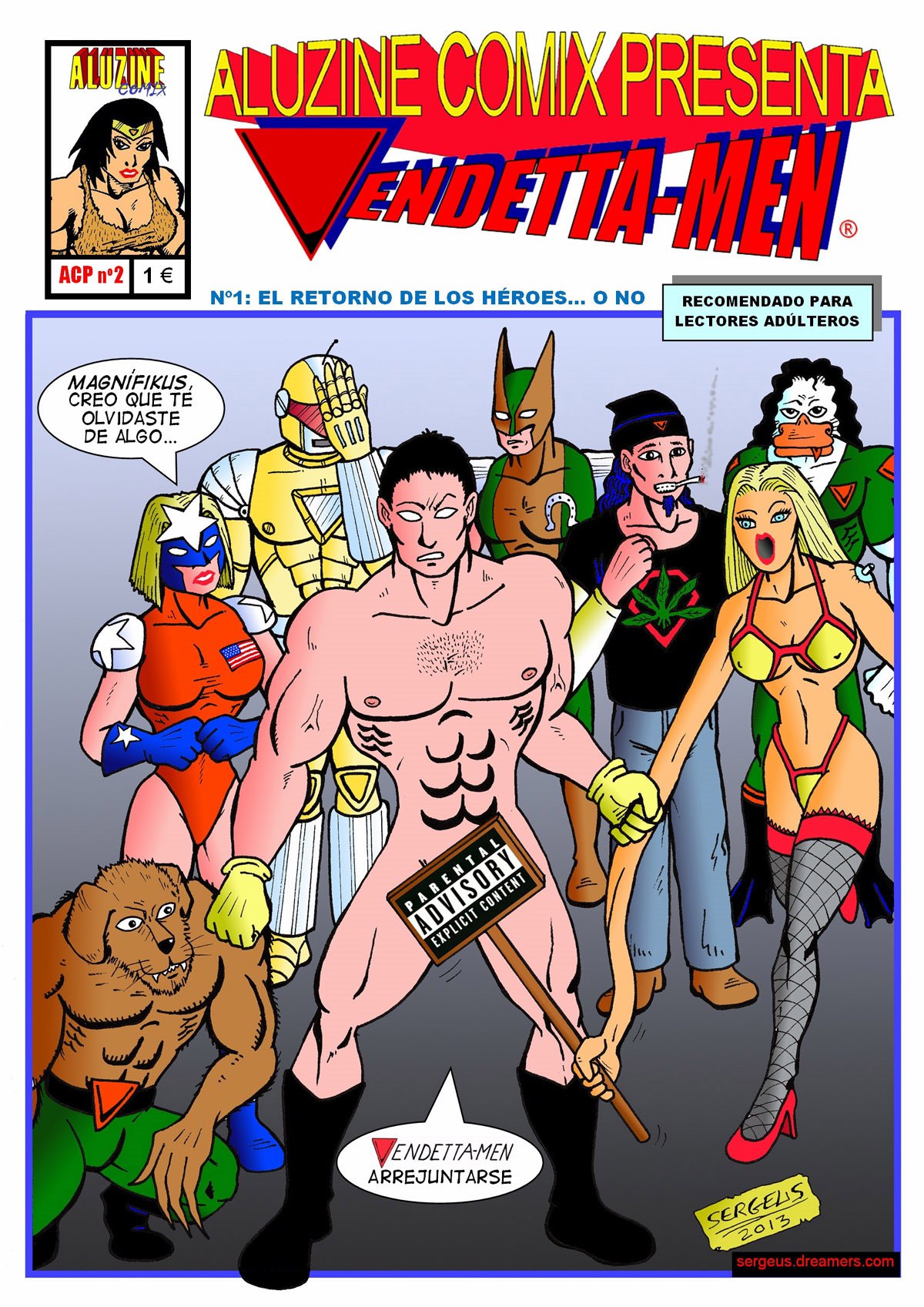 Portada ampliada de Vendetta-Men