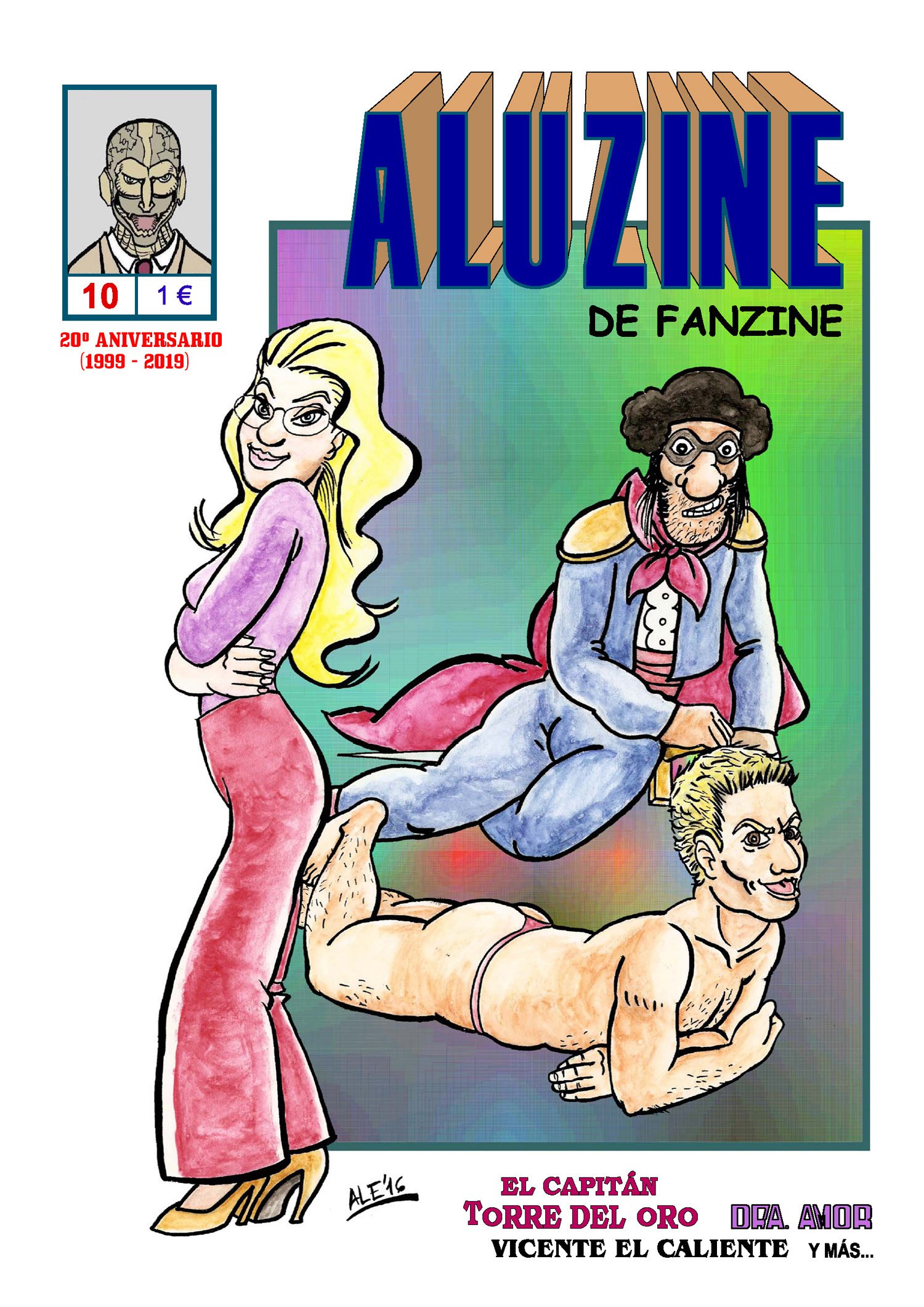 Portada ampliada de Aluzine de Fanzine