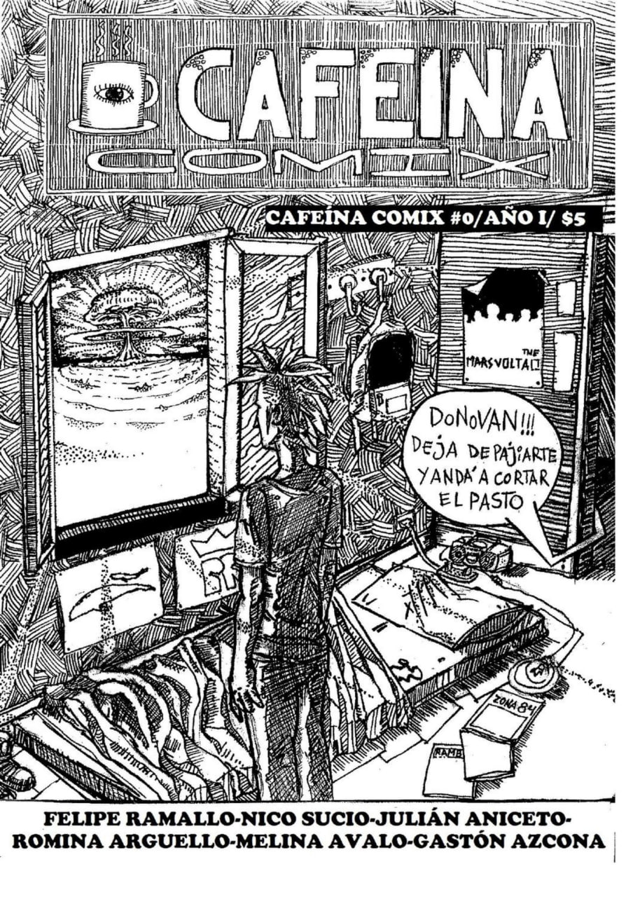 Portada ampliada de CAFEINA COMIX