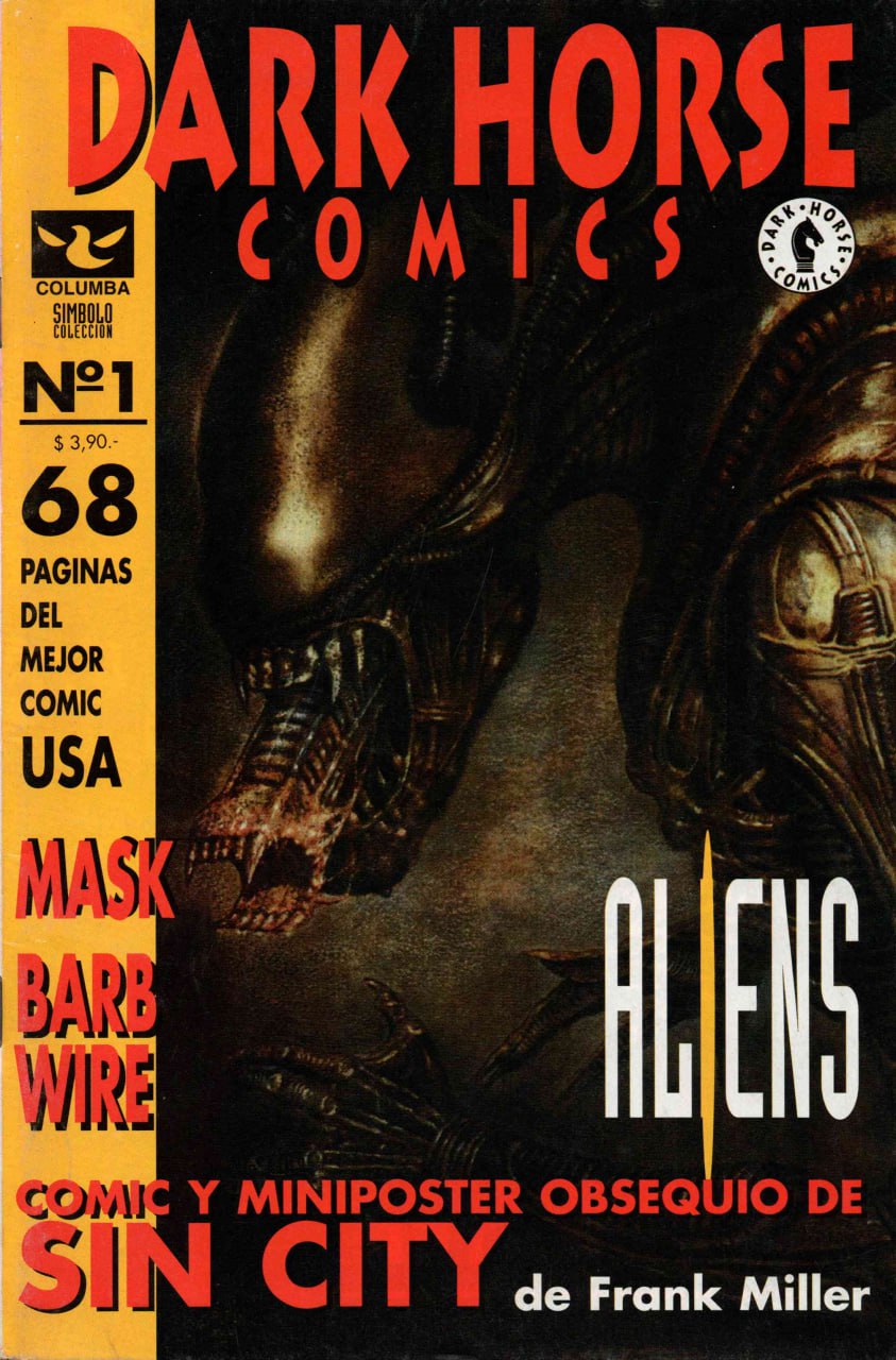 Portada ampliada de DARK HORSE COMICS