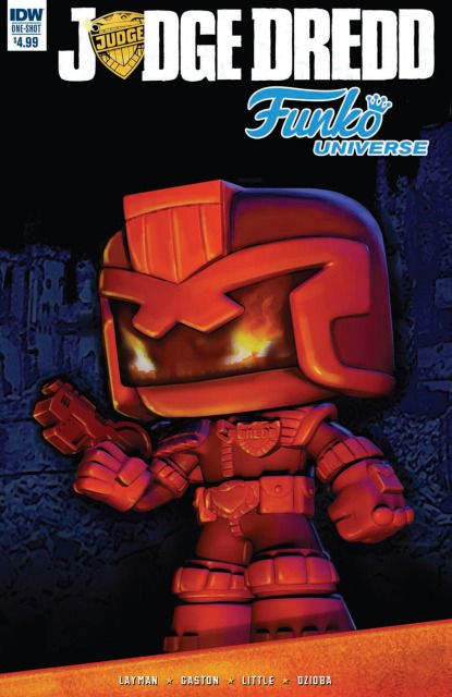 Portada ampliada de Judge Dredd Funko Universe