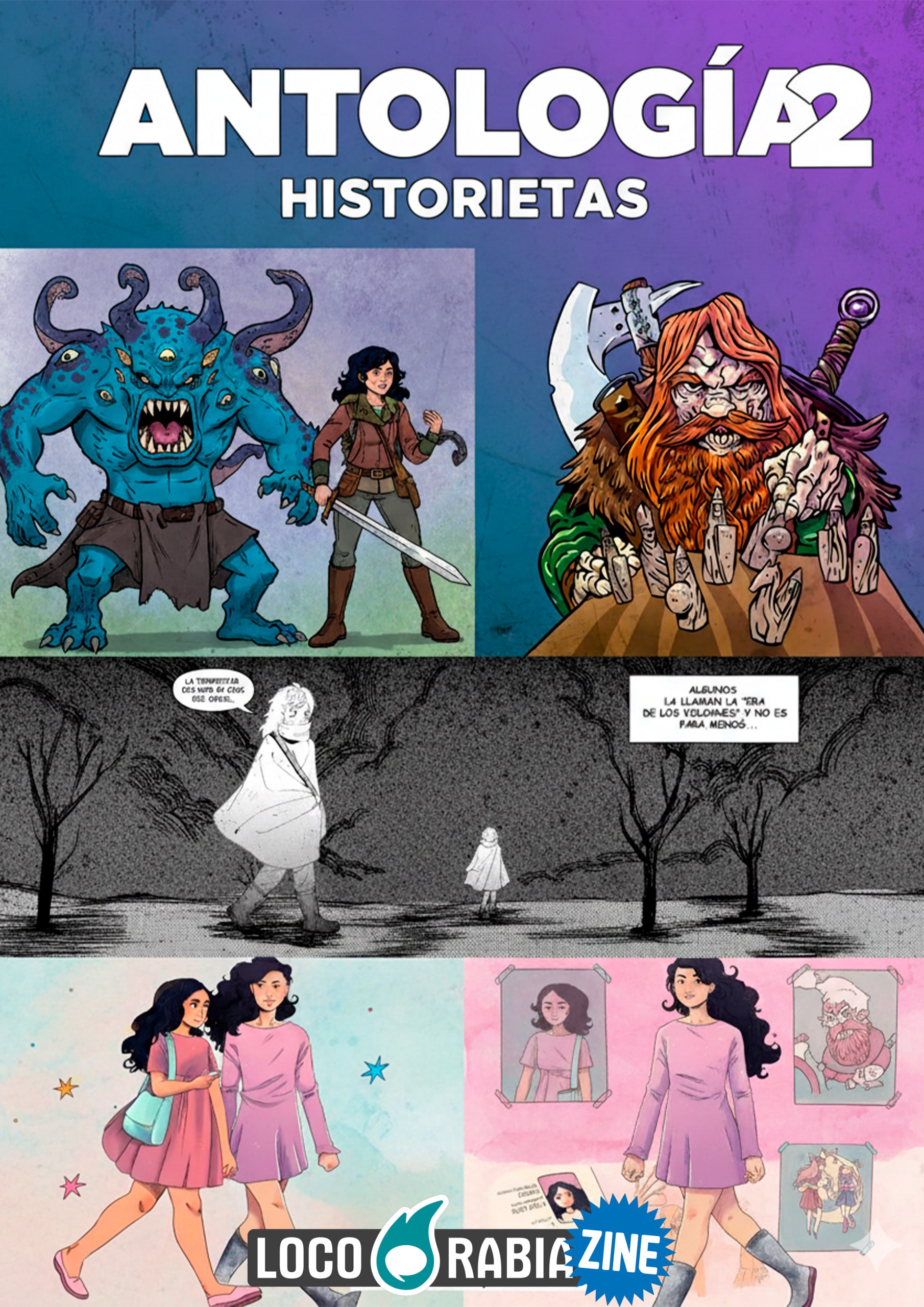 Portada ampliada de ANTOLOGÍA2 HISTORIETAS