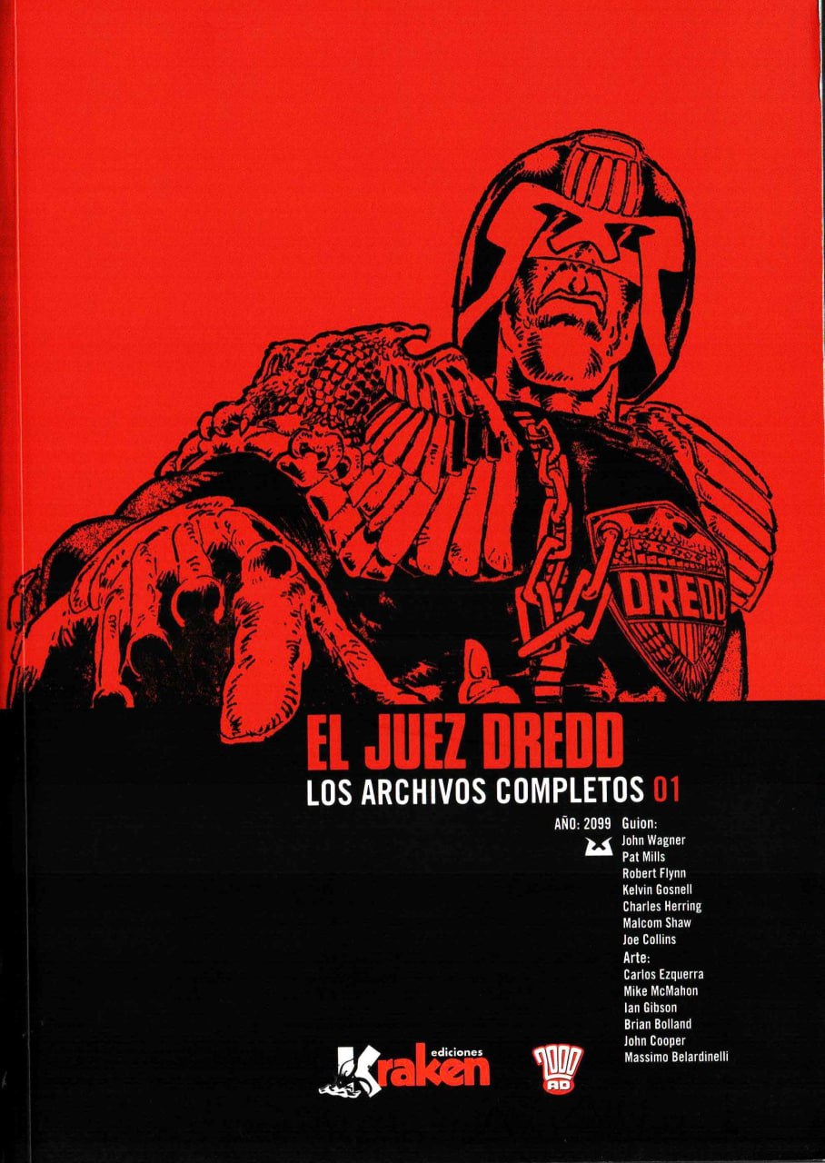 Portada ampliada de EL JUEZ DREDDO LOS ARCHIVOS COMPLETOS
