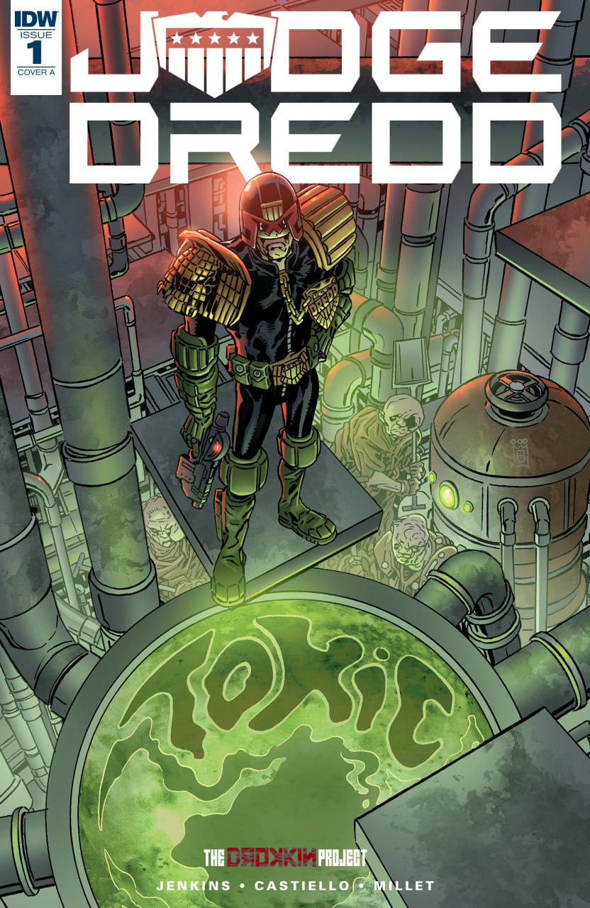 Portada ampliada de Judge Dredd
