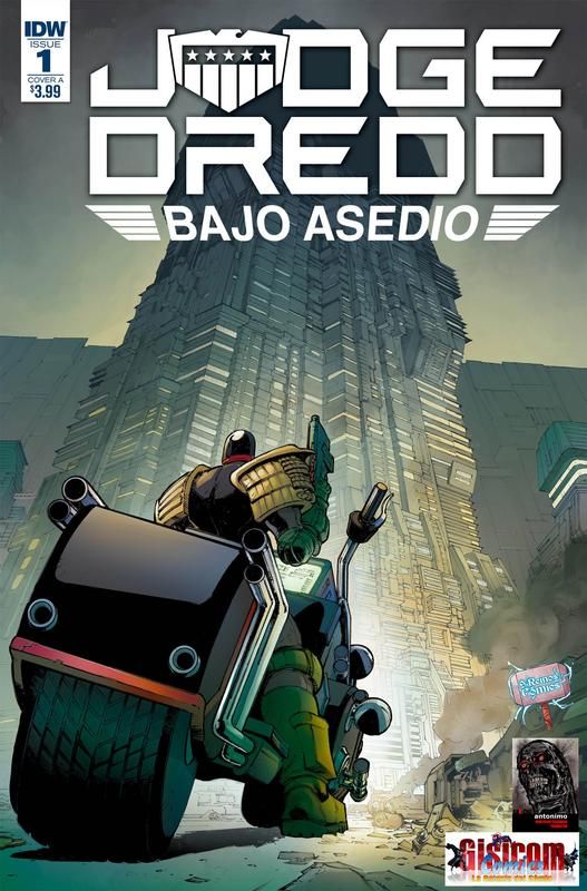 Portada ampliada de Judge Dredd: Bajo Asedio