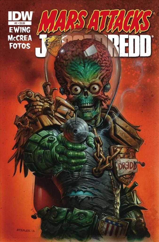 Portada ampliada de MARS ATTACKS