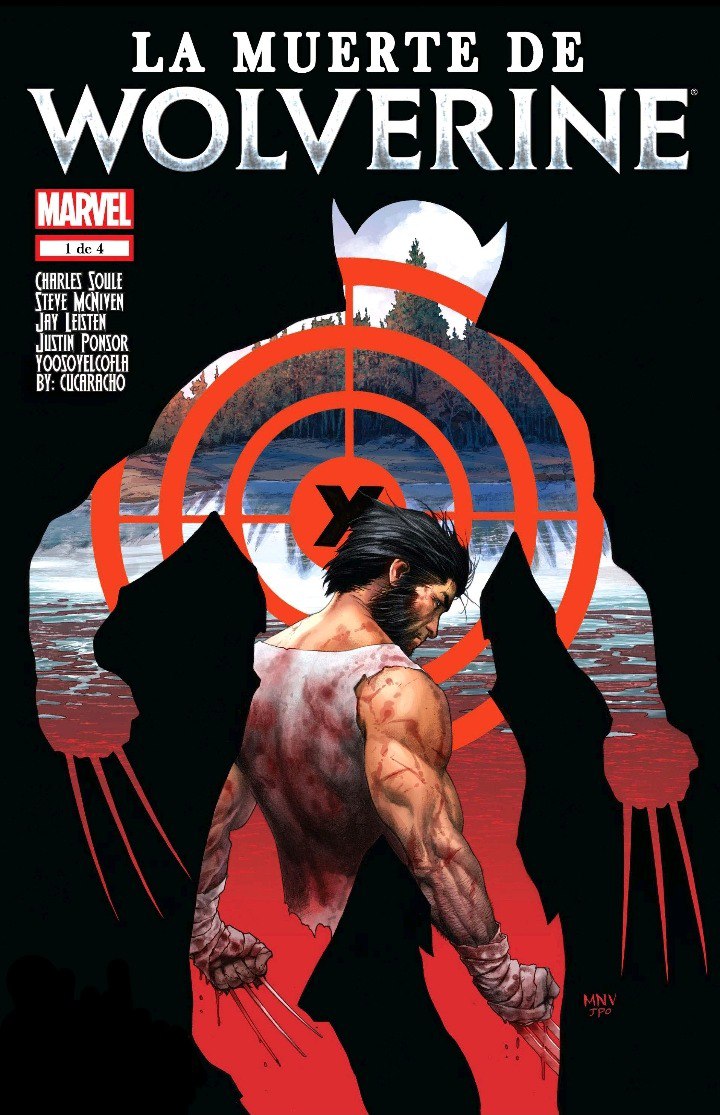 Portada ampliada de LA MUERTE DE WOLVERINE