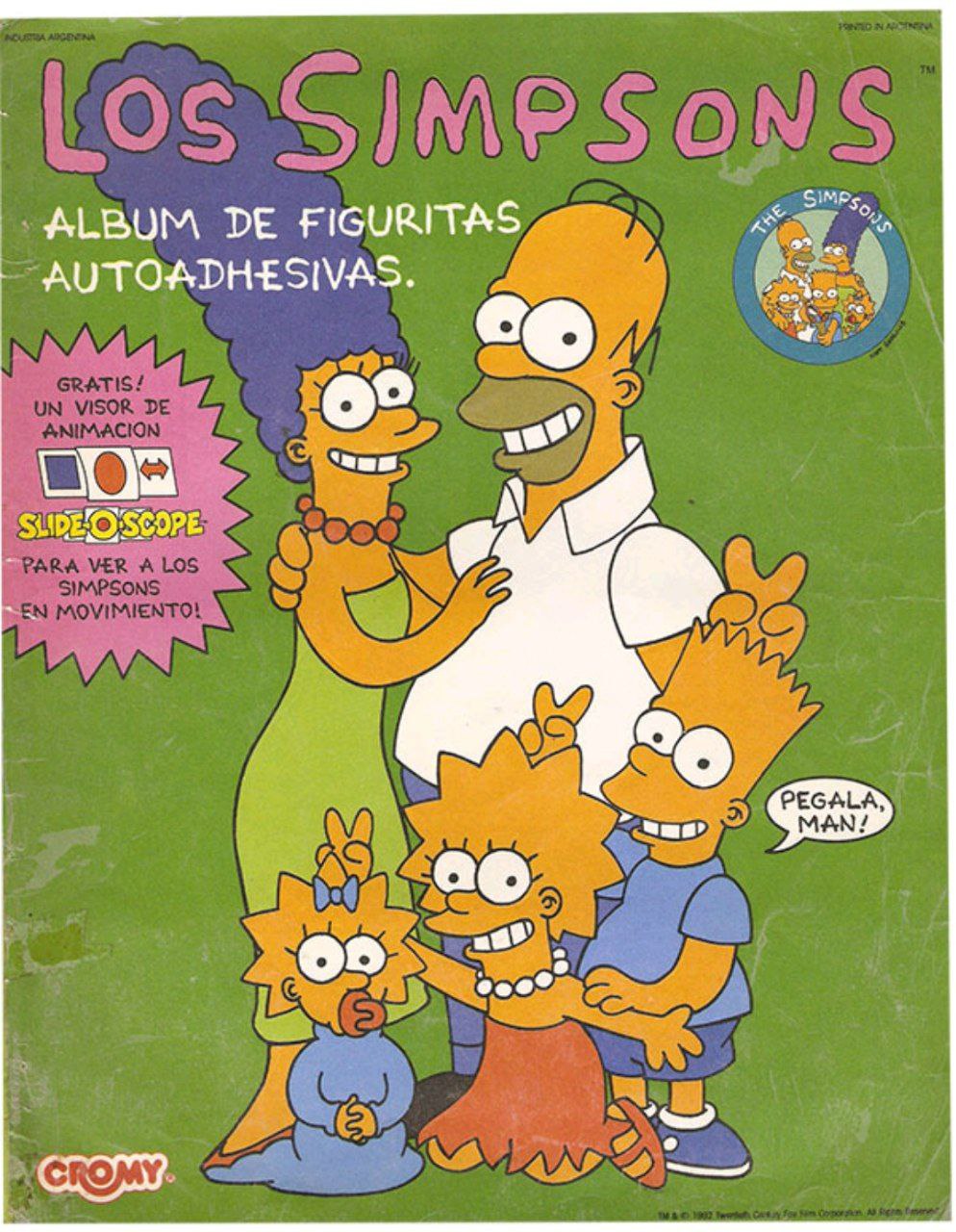 Portada ampliada de Los Simpsons