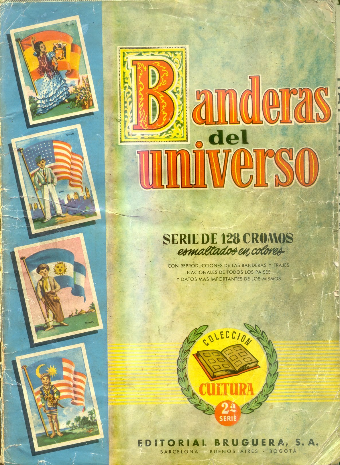 Portada ampliada de Banderas del universo