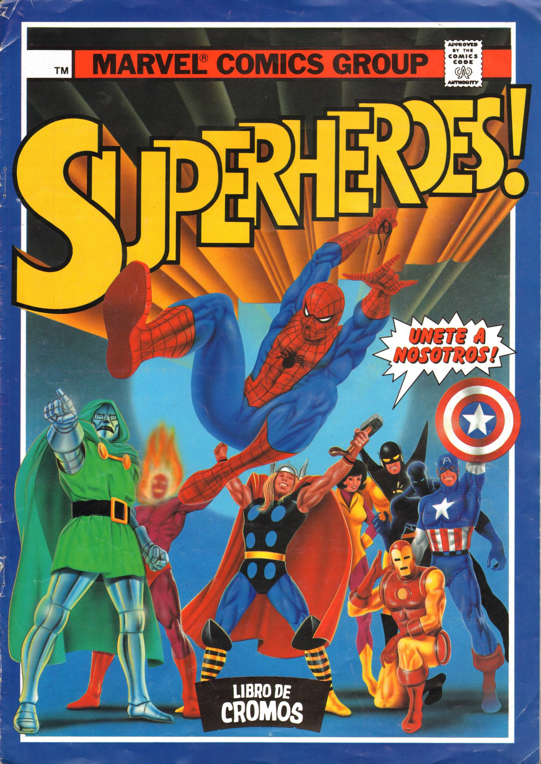 Portada ampliada de SUPERHEROES!