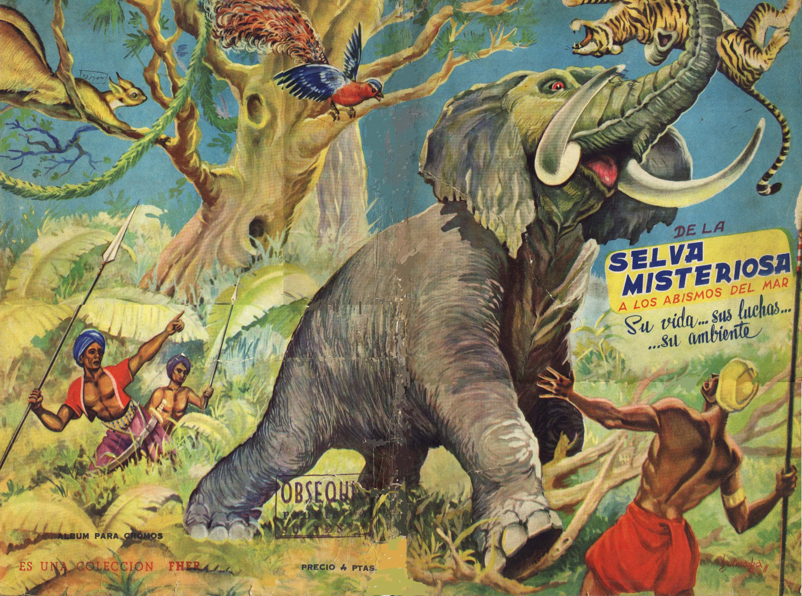 Portada ampliada de Selva Misteriosa