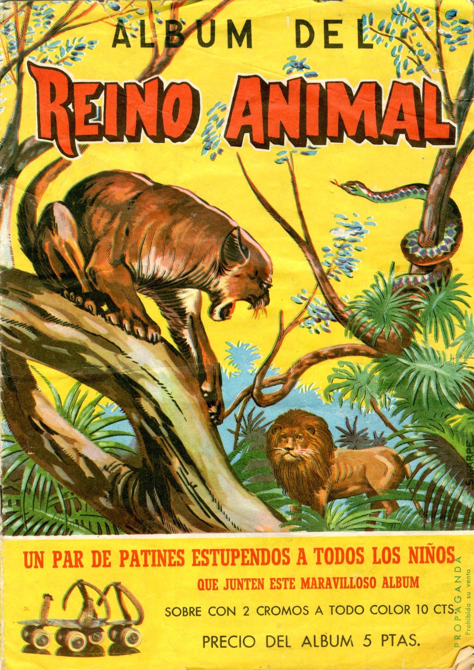 Portada ampliada de ÁLBUM DE REINO ANIMAL