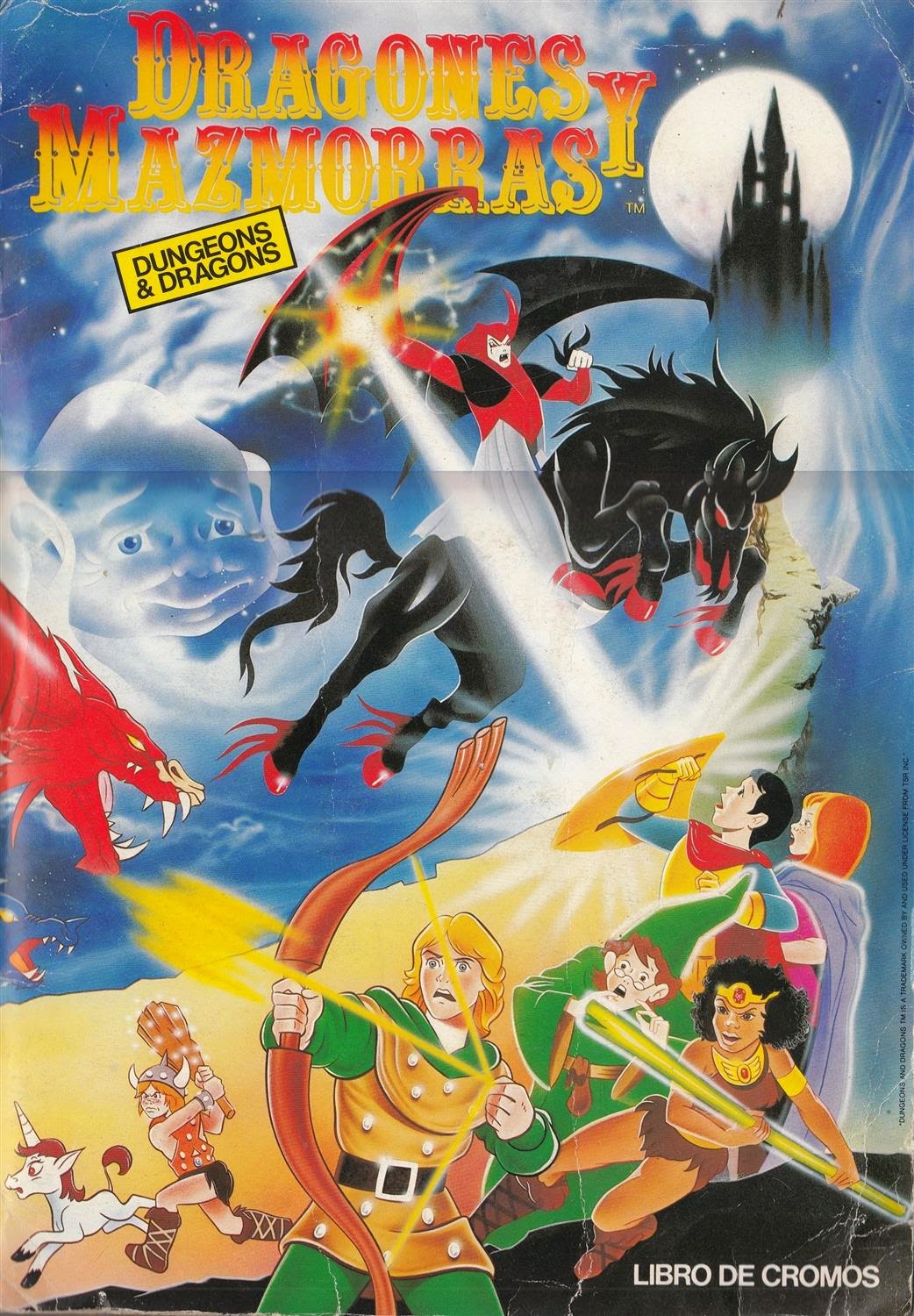 Portada ampliada de DRAGONES Y MAZMORRAS