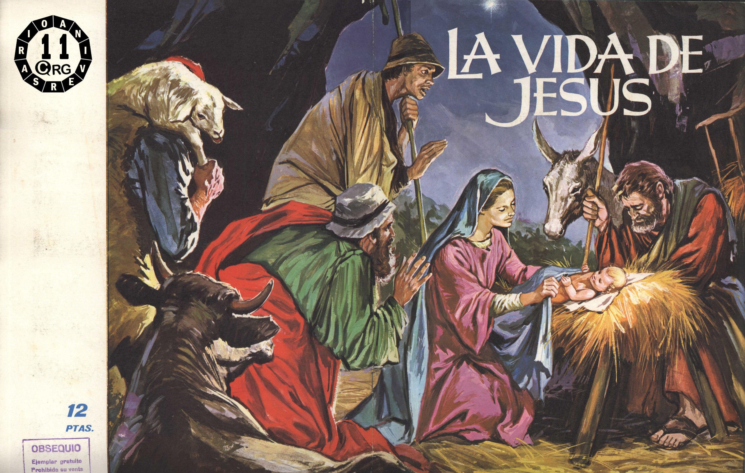 Portada ampliada de LA VIDA DE JESUS