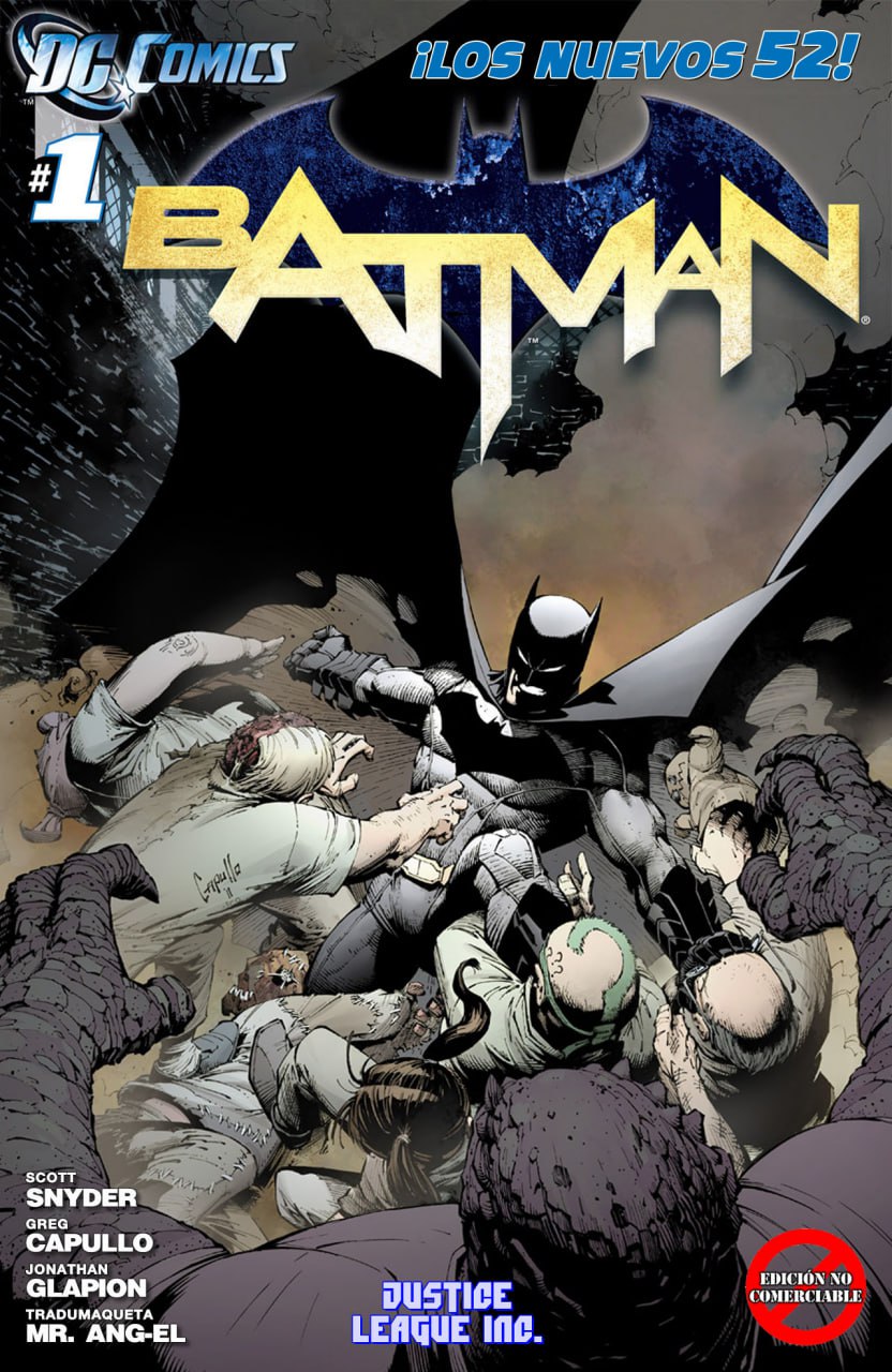 Portada ampliada de BATMAN
