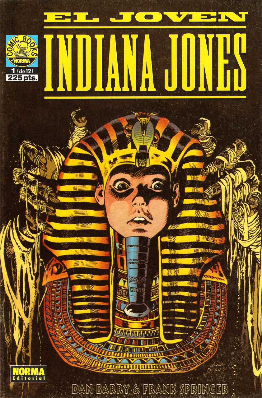 Portada ampliada de EL JOVEN INDIANA JONES