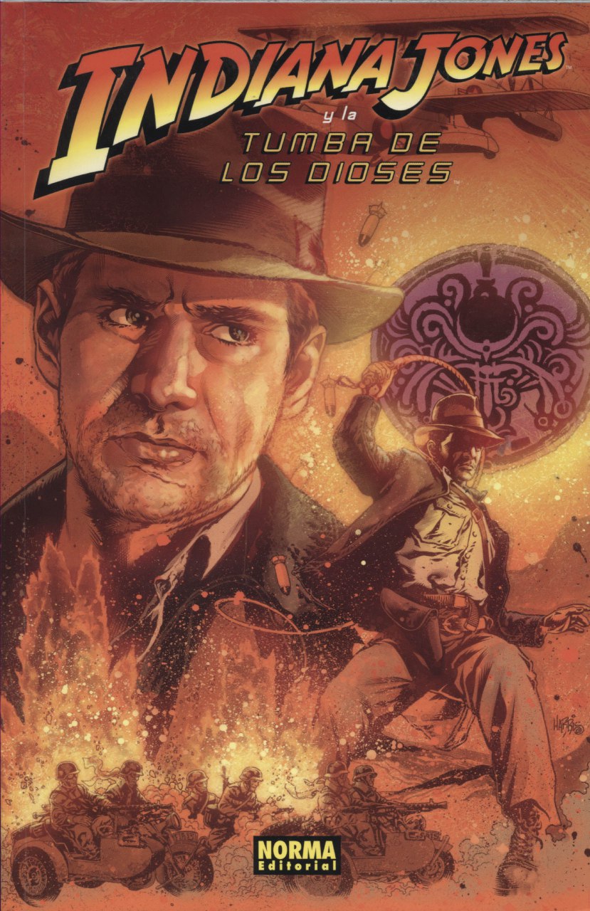 Portada ampliada de Indiana Jones: La Tumba de los Dioses