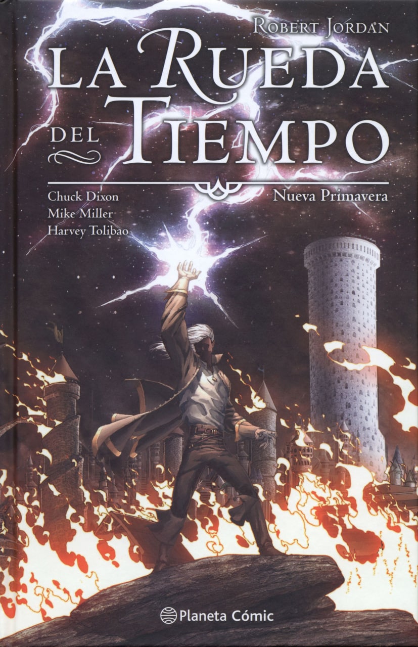 Portada ampliada de La Rueda del Tiempo