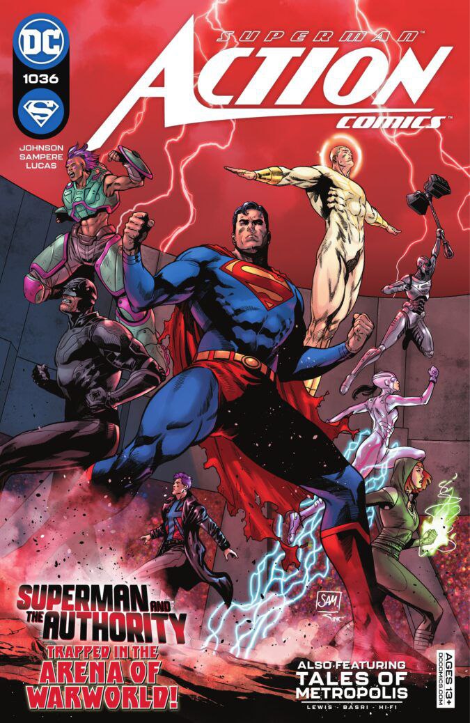 Portada ampliada de ACTION COMICS