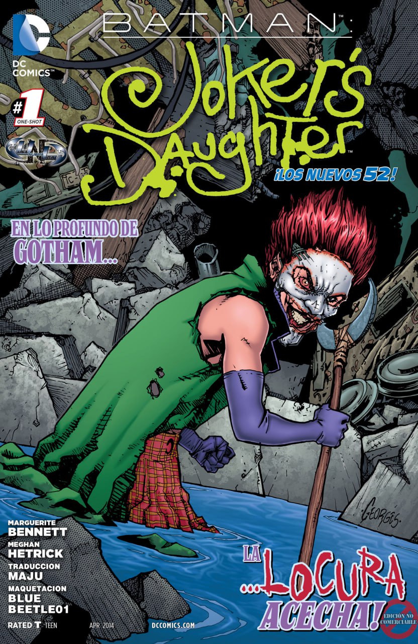 Portada ampliada de Joker's Daughter