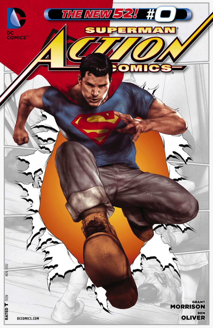 Portada ampliada de ACTION COMICS SUPERMAN