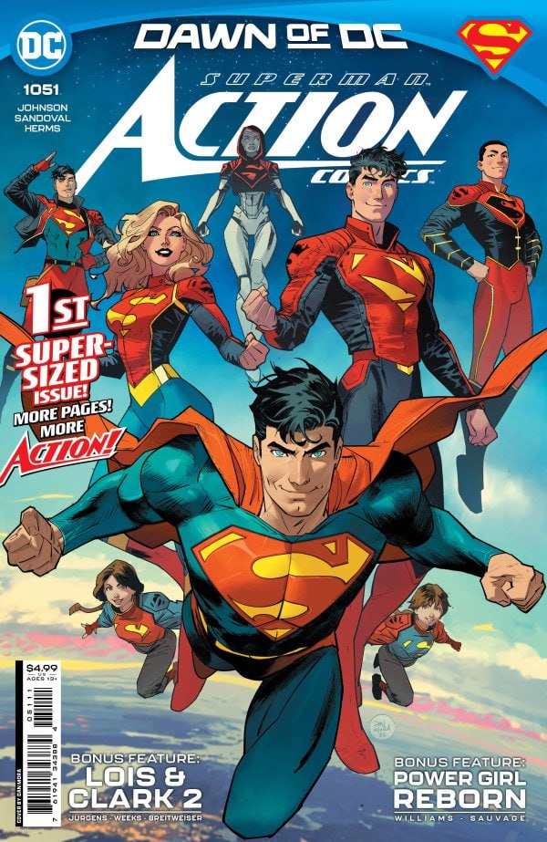 Portada ampliada de ACTION COMICS