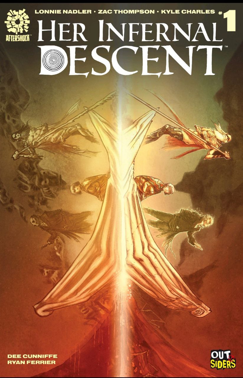 Portada ampliada de Her Infernal Descent