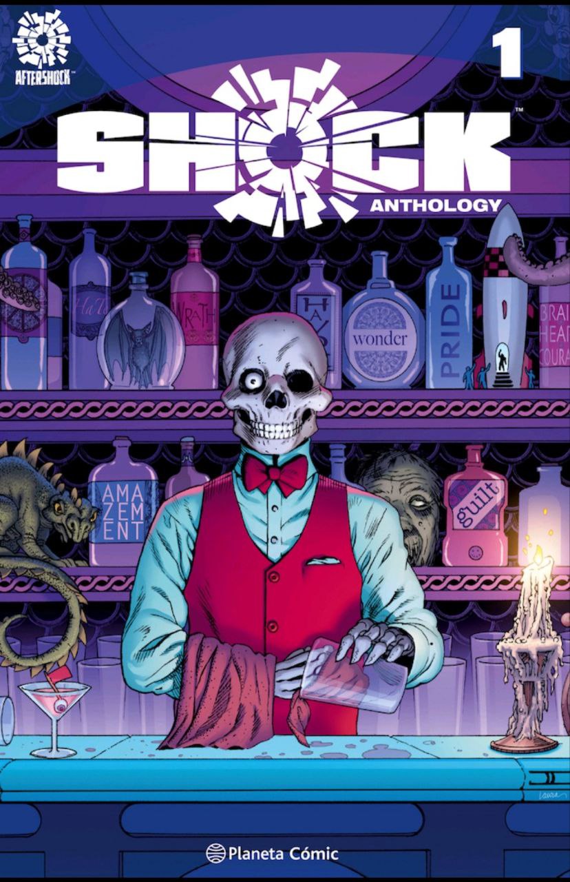 Portada ampliada de SHOCK ANTHOLOGY