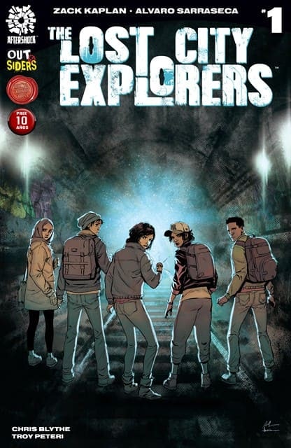 Portada ampliada de THE LOST CITY EXPLORERS
