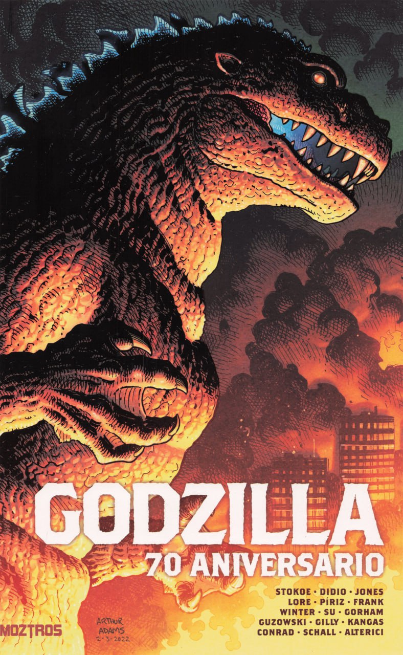 Portada ampliada de GODZILLA 70 ANIVERSARIO
