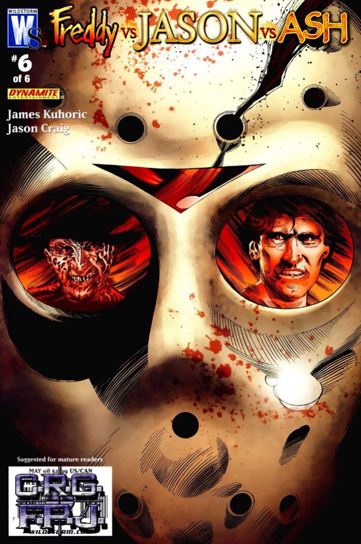 Portada ampliada de Freddy vs JASON vs ASH