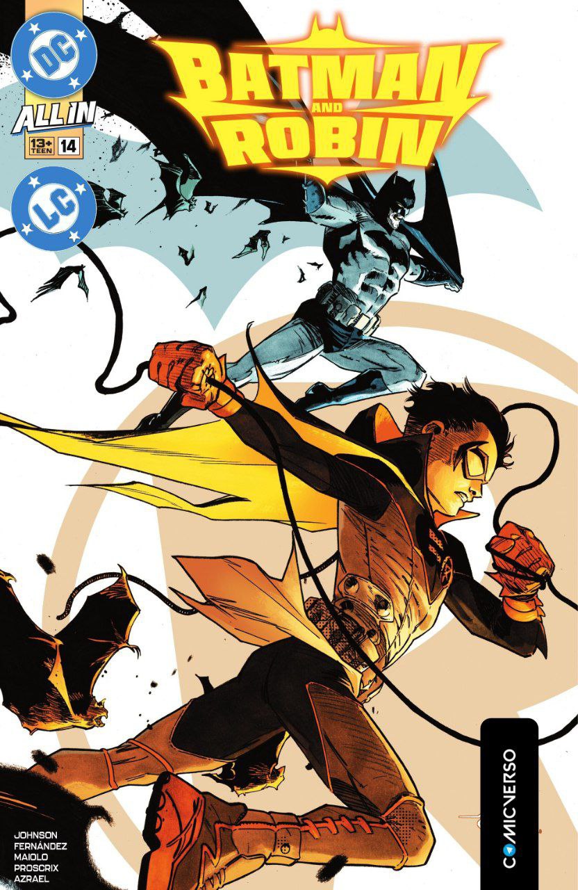 Portada ampliada de BATMAN AND ROBIN