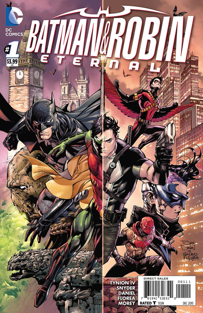 Portada ampliada de BATMAN & ROBIN ETERNAL