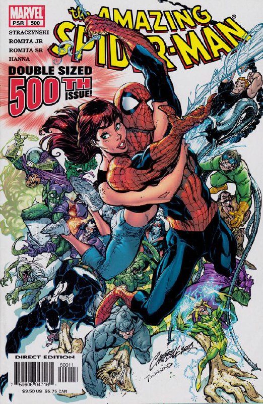 Portada ampliada de The Amazing Spider-Man