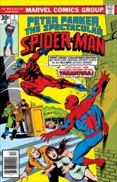 Portada ampliada de PETER PARKER THE SPECTACULAR SPIDER-MAN