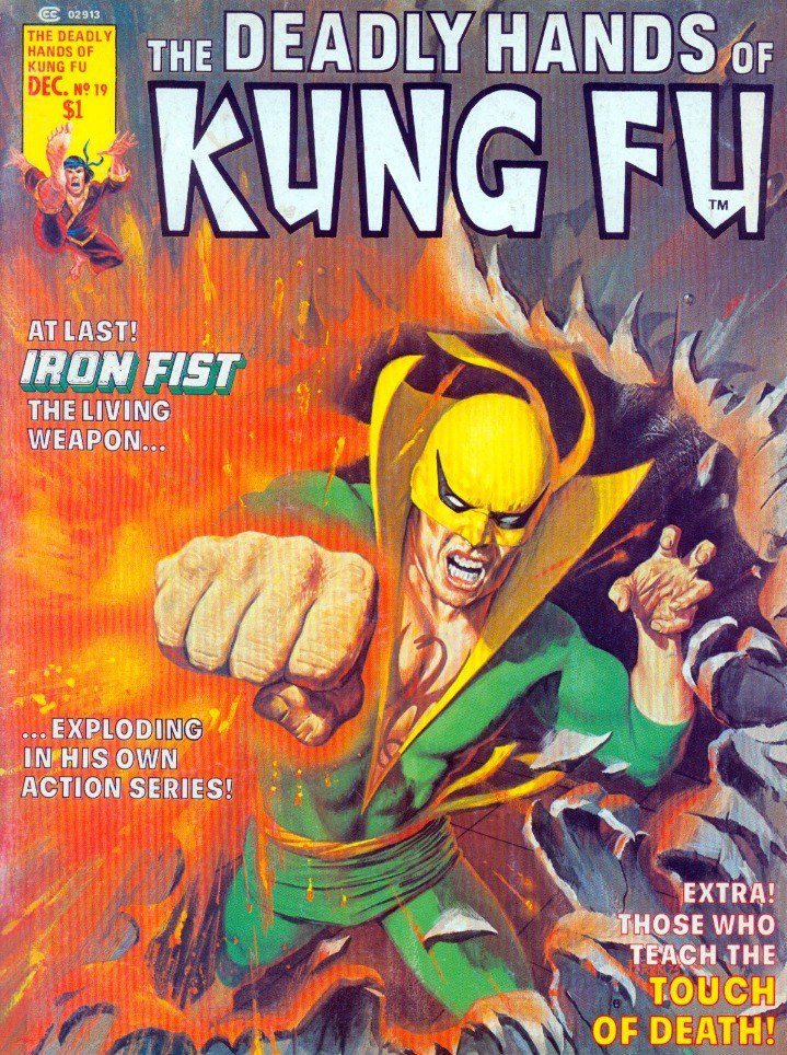 Portada ampliada de THE DEADLY HANDS OF KUNG FU