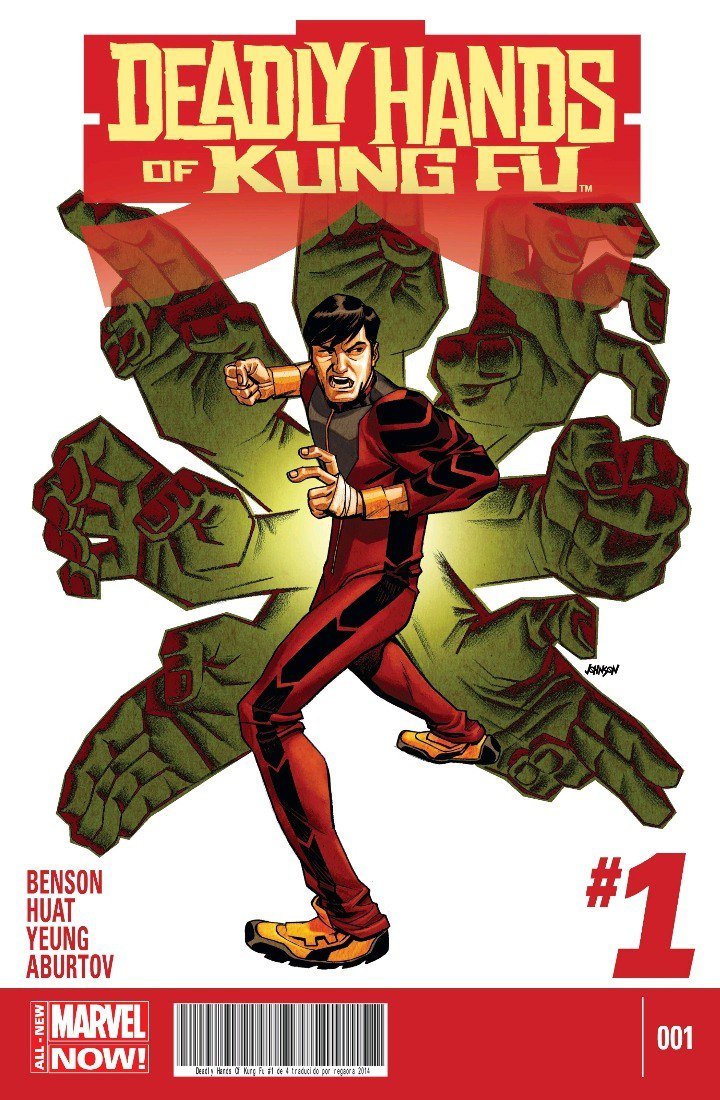 Portada ampliada de DEADLY HANDS OF KUNG FU