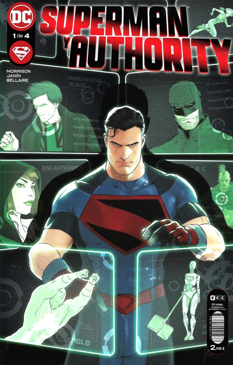 Portada ampliada de SUPERMAN AUTHORITY