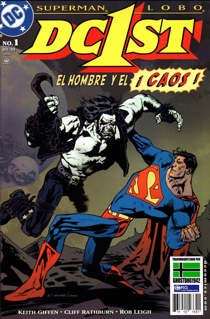Portada ampliada de DC 1st