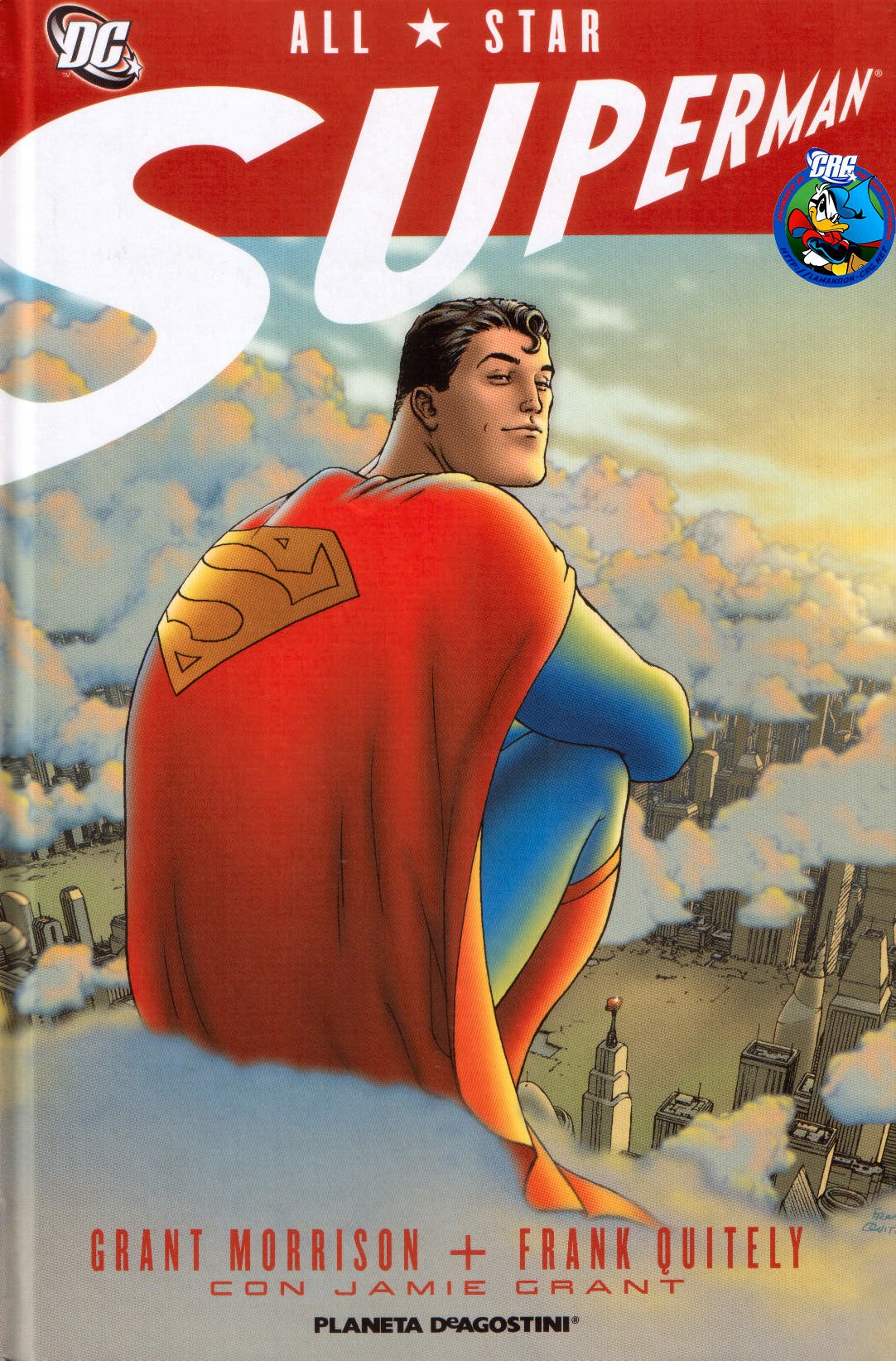 Portada ampliada de All Star Superman