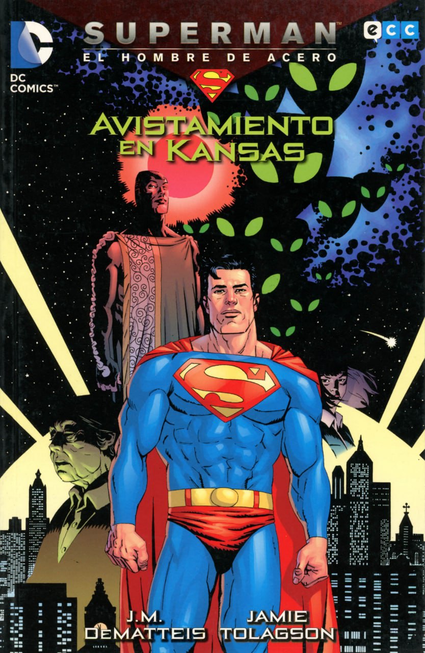 Portada ampliada de SUPERMAN EL HOMBRE DE ACERO AVISTAMIENTO EN KANSAS