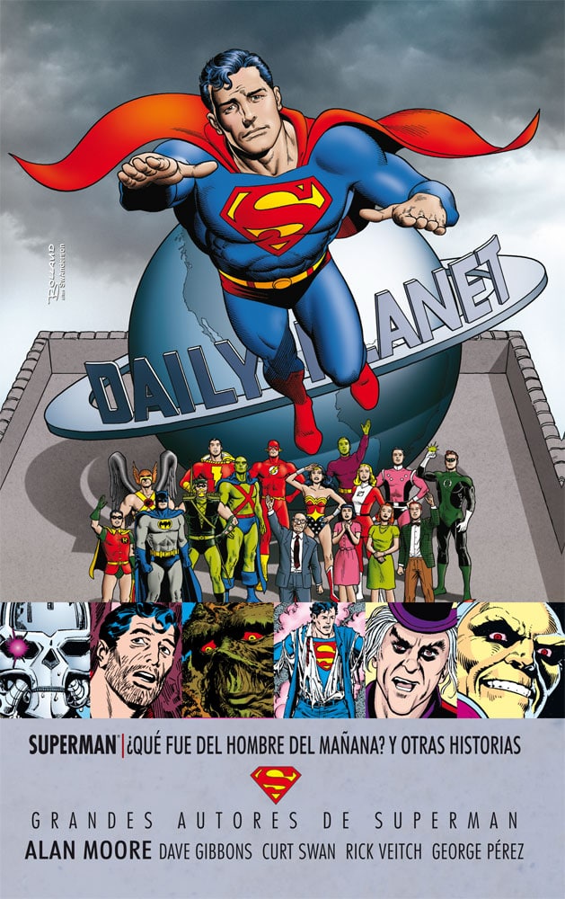 Portada ampliada de SUPERMAN ¿QUÉ FUE DEL HOMBRE DEL MAÑANA? Y OTRAS HISTORIAS