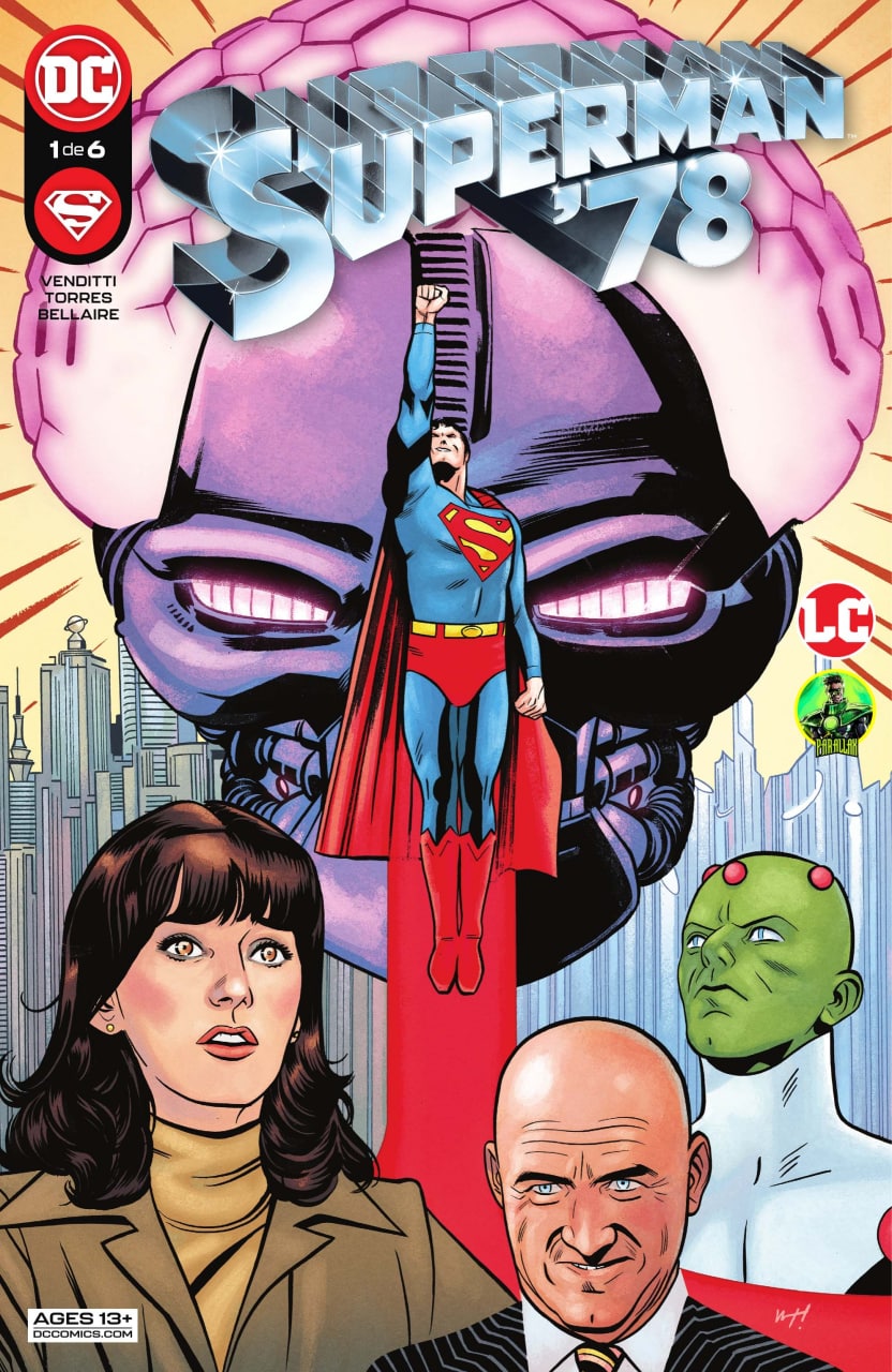 Portada ampliada de SUPERMAN '