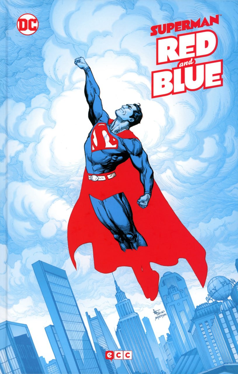 Portada ampliada de SUPERMAN RED and BLUE