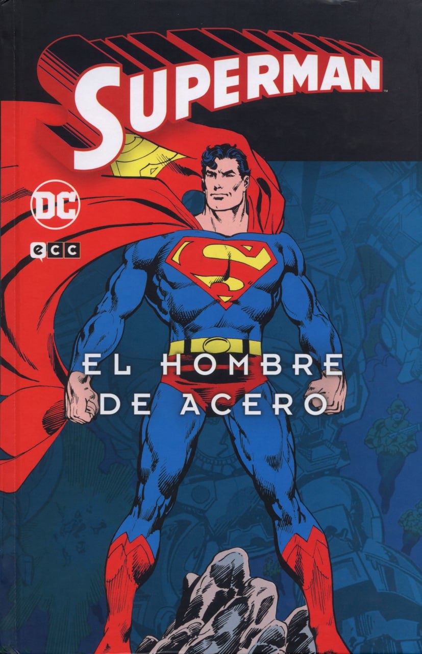 Portada ampliada de SUPERMAN EL HOMBRE DE ACERO