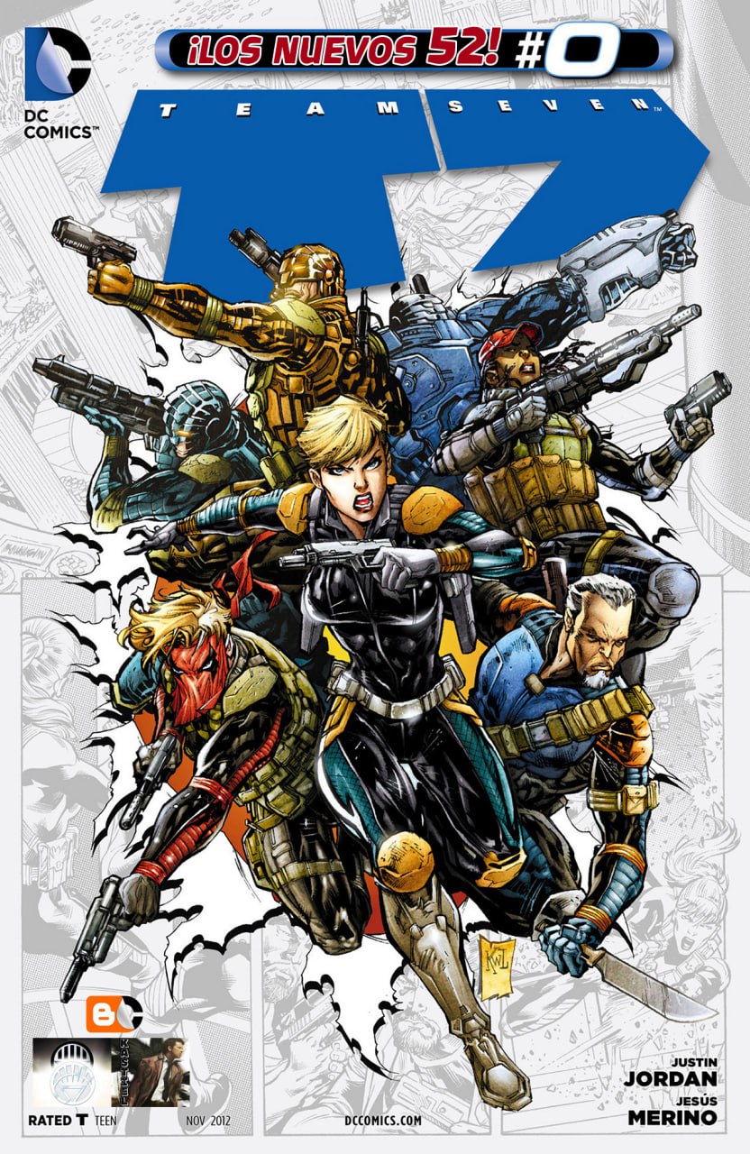 Portada ampliada de Team Seven #